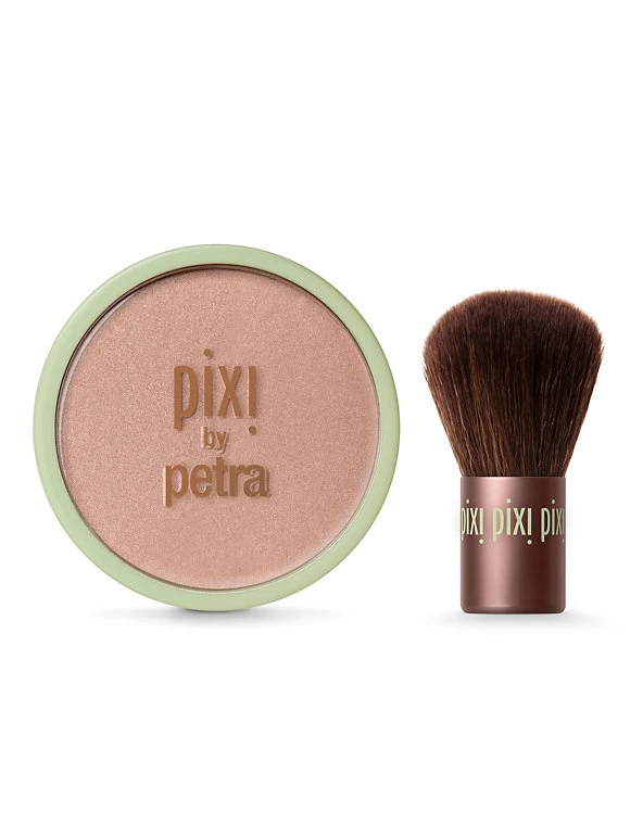Pixi Face Bronzer & Kabuki Brush 1 Pixi Face Bronzer & Kabuki Brush