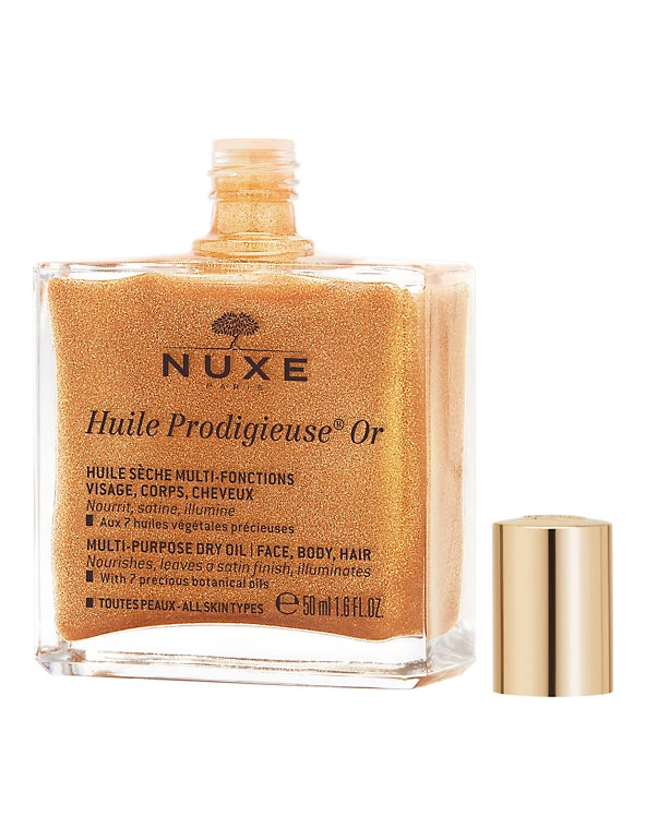 NUXE Body Moisturisers & Butters Huile Prodigieuse Multipurpose Golden Shimmer Oil 50ml 2 NUXE Body Moisturisers & Butters Huile Prodigieuse Multipurpose Golden Shimmer Oil 50ml - Image 2