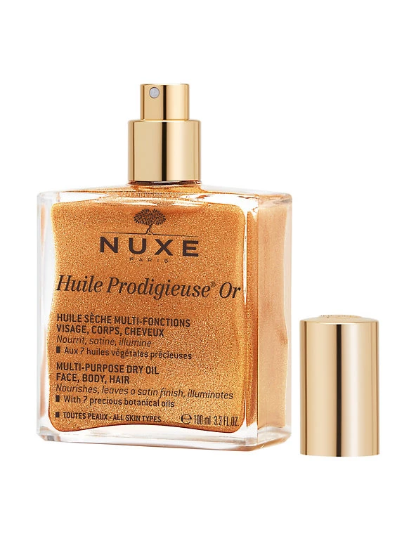 NUXE Body Moisturisers & Butters Huile Prodigieuse Multipurpose Golden Shimmer Oil 100ml 2 NUXE Body Moisturisers & Butters Huile Prodigieuse Multipurpose Golden Shimmer Oil 100ml - Image 2