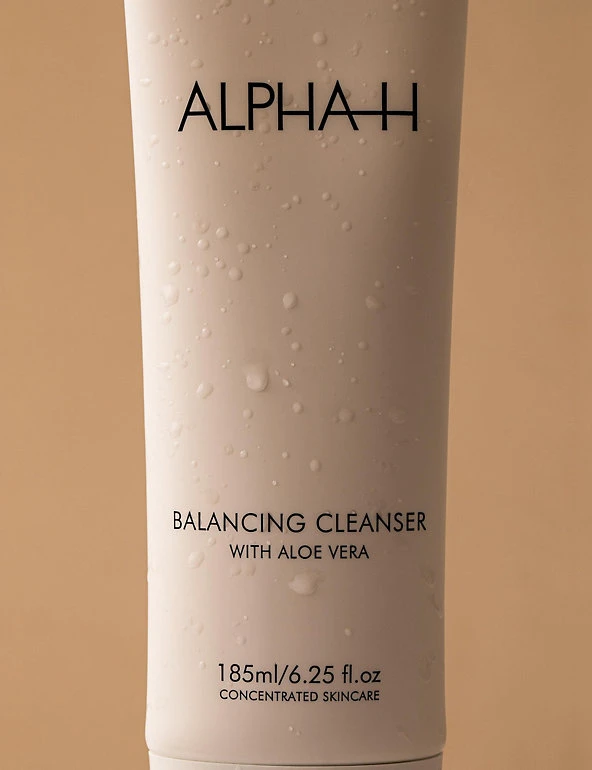 Alpha-H Cleansers & Toners Balancing Cleanser With Aloe Vera 185ml 6 Alpha-H Cleansers & Toners Balancing Cleanser With Aloe Vera 185ml - Image 6