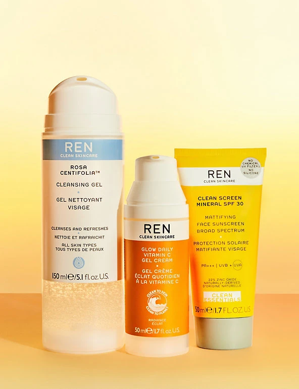 REN Face Cream Glow Daily Vitamin C Gel Cream 50ml 7 REN Face Cream Glow Daily Vitamin C Gel Cream 50ml - Image 7