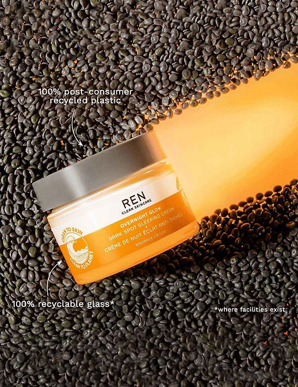 REN Face Cream Overnight Glow Dark Spot Sleeping Cream 50ml 11 REN Face Cream Overnight Glow Dark Spot Sleeping Cream 50ml - Image 11