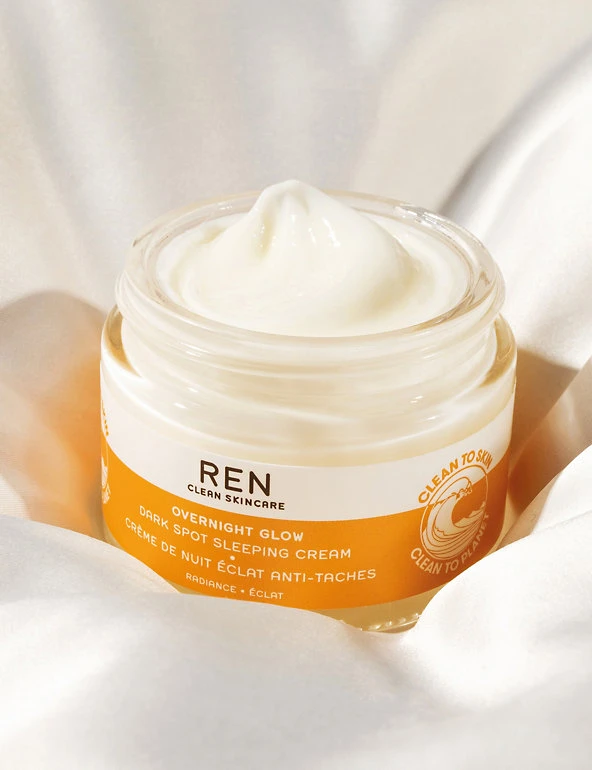 REN Face Cream Overnight Glow Dark Spot Sleeping Cream 50ml 6 REN Face Cream Overnight Glow Dark Spot Sleeping Cream 50ml - Image 6
