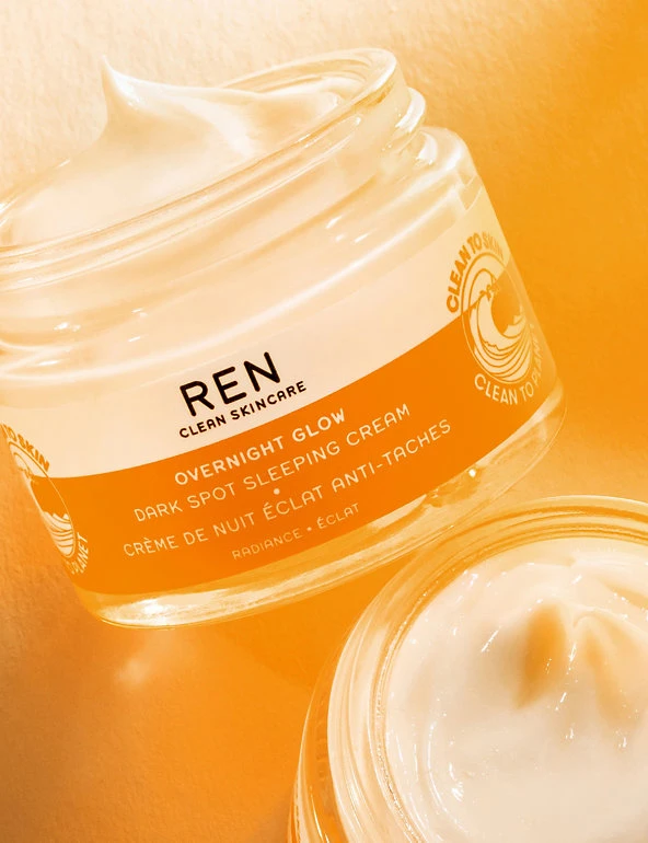 REN Face Cream Overnight Glow Dark Spot Sleeping Cream 50ml 10 REN Face Cream Overnight Glow Dark Spot Sleeping Cream 50ml - Image 10