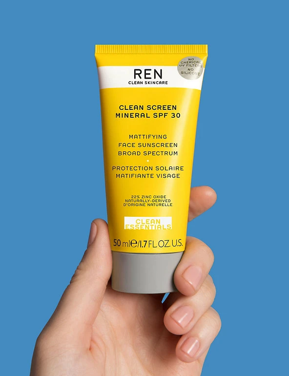 REN SPF30 Clean Screen Mineral SPF 30 50ml 6 REN SPF30 Clean Screen Mineral SPF 30 50ml - Image 6
