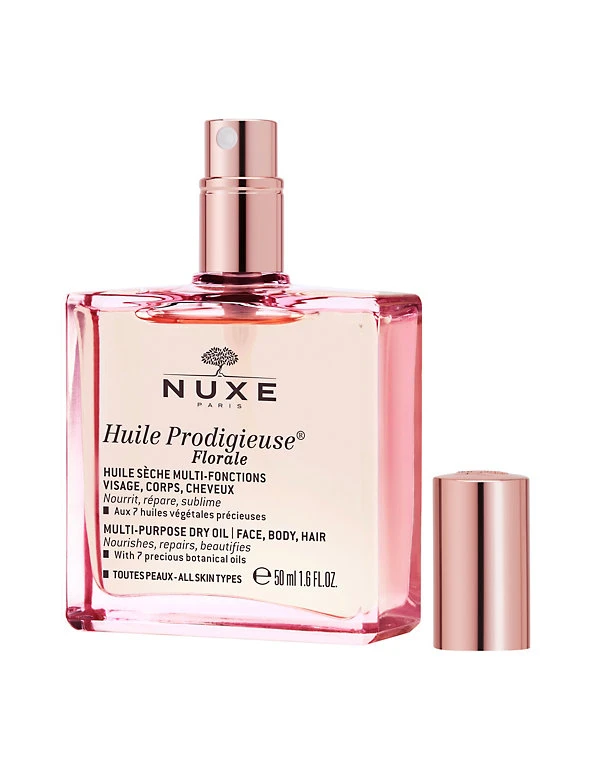 NUXE Bath & Shower Gel Huile Prodigieuse Floral Body Oil 50ml 2 NUXE Bath & Shower Gel Huile Prodigieuse Floral Body Oil 50ml - Image 2