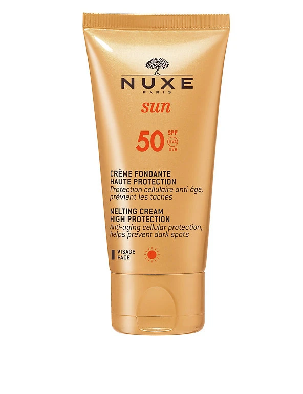 NUXE Sun Cream Sun SPF 50 Melting Cream High Protection Face 50ml 1 NUXE Sun Cream Sun SPF 50 Melting Cream High Protection Face 50ml