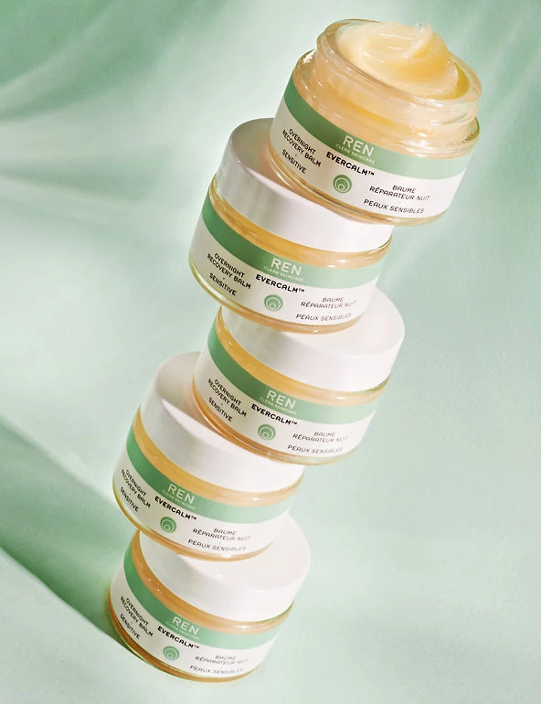 REN Face Cream Evercalm™ Overnight Recovery Balm 30ml 6 REN Face Cream Evercalm™ Overnight Recovery Balm 30ml - Image 6