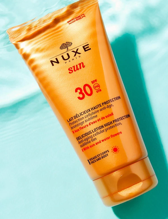 NUXE Sun Cream Sun SPF 30 Delicious Lotion High Protection For Face And Body 150ml 2 NUXE Sun Cream Sun SPF 30 Delicious Lotion High Protection For Face And Body 150ml - Image 2