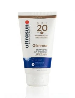 Sun Cream Ultrasun 20spf Glimmer Sun Protection 150ml Tube