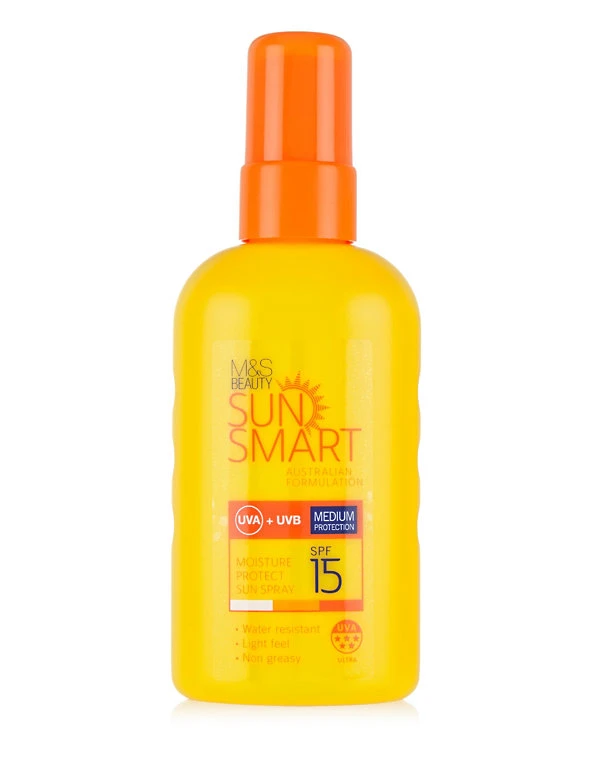 Sun Smart Moisture Protect SPF15 Sun Spray 200ml 1 Sun Smart Moisture Protect SPF15 Sun Spray 200ml