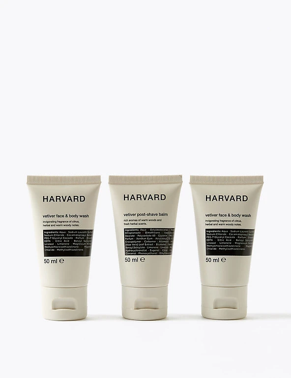 Harvard Bath & Body Gifts Vetiver Mini Balm & Wash Set 3 Harvard Bath & Body Gifts Vetiver Mini Balm & Wash Set - Image 3