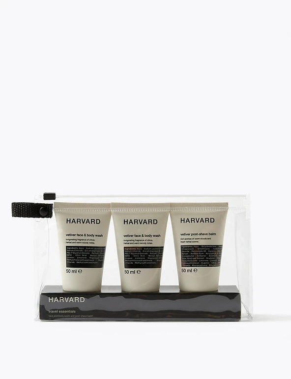 Harvard Bath & Body Gifts Vetiver Mini Balm & Wash Set 2 Harvard Bath & Body Gifts Vetiver Mini Balm & Wash Set - Image 2