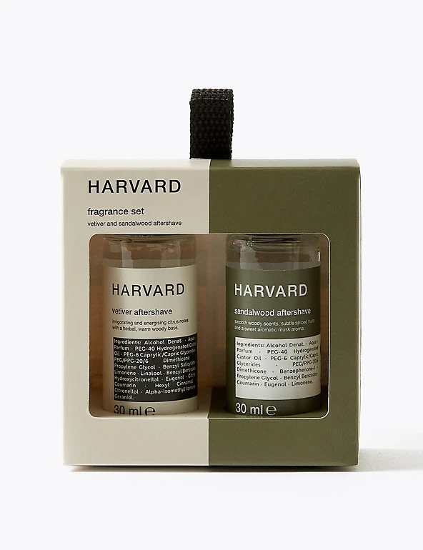 Harvard Gifts Vetiver & Sandalwood Eau De Toilette Gift Set 2 Harvard Gifts Vetiver & Sandalwood Eau De Toilette Gift Set - Image 2
