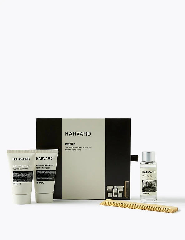 Harvard Bath & Body Gifts Vetiver Travel Kit 2 Harvard Bath & Body Gifts Vetiver Travel Kit - Image 2