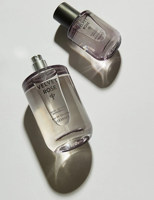 Velvet Rose Eau De Toilette 100ml M&S Collection Women's Perfume Velvet Rose Eau De Toilette 100ml -Summer Beauty sale SD 07 T22 0190D NC X EC 90
