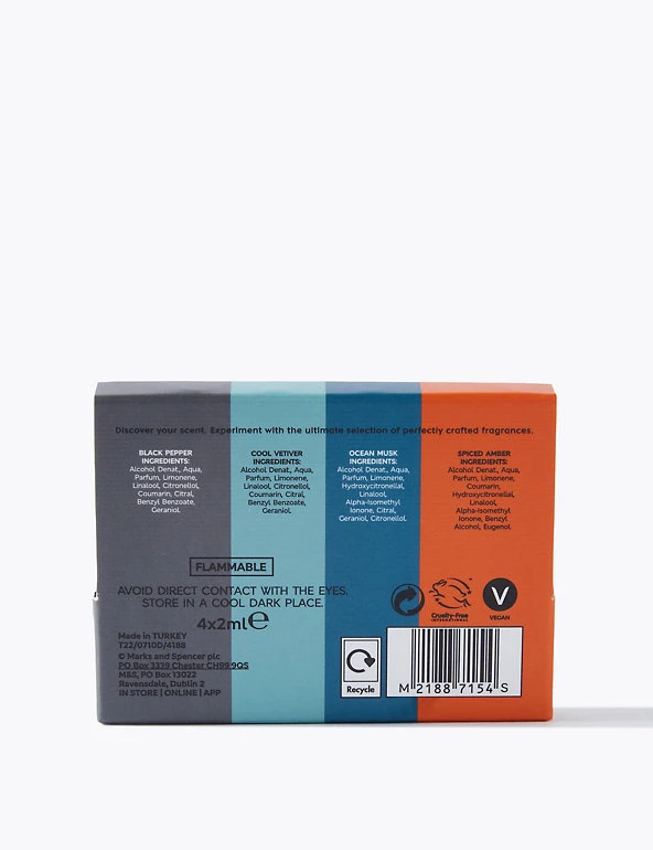 Deodorant & Spray Discover Eau De Toilette Gift Set 4 X 2ml 5 Deodorant & Spray Discover Eau De Toilette Gift Set 4 X 2ml - Image 5