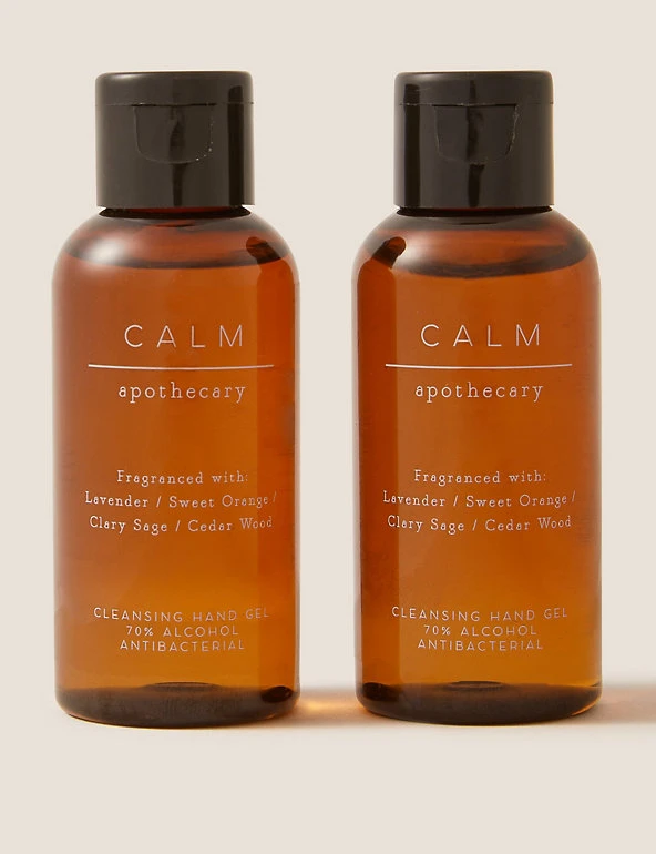 Apothecary Soap & Handwash 2 Pack Calm Hand Sanitiser 60ml 1 Apothecary Soap & Handwash 2 Pack Calm Hand Sanitiser 60ml
