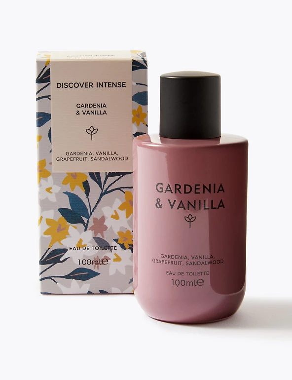Discover Intense Women's Perfume Gardenia & Vanilla Eau De Toilette 100ml 2 Discover Intense Women's Perfume Gardenia & Vanilla Eau De Toilette 100ml - Image 2