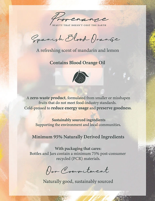 Provenance Bath & Shower Gel Spanish Blood Orange Body Scrub 300ml 3 Provenance Bath & Shower Gel Spanish Blood Orange Body Scrub 300ml - Image 3