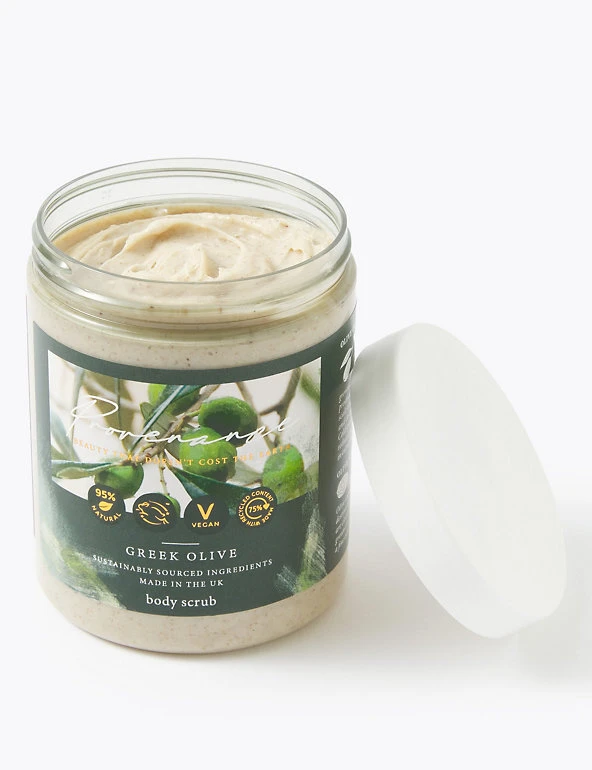 Provenance Bath & Shower Gel Greek Olive Body Scrub 300ml 4 Provenance Bath & Shower Gel Greek Olive Body Scrub 300ml - Image 4