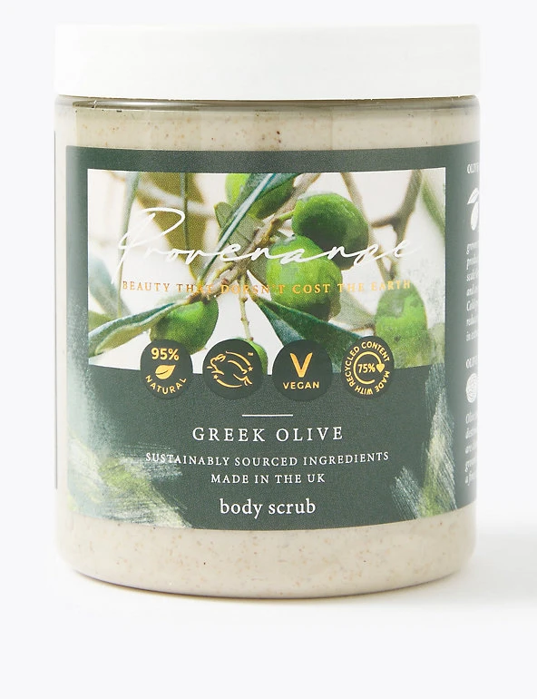 Provenance Bath & Shower Gel Greek Olive Body Scrub 300ml 7 Provenance Bath & Shower Gel Greek Olive Body Scrub 300ml - Image 7