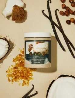 Provenance Bath & Shower Gel Ghanaian Shea Butter Body Scrub 300ml