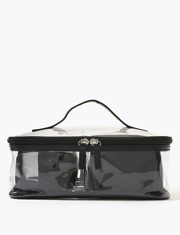 M&S Collection Make-up Bags 4 Piece Make-Up Bag Set 4 M&S Collection Make-up Bags 4 Piece Make-Up Bag Set - Image 4