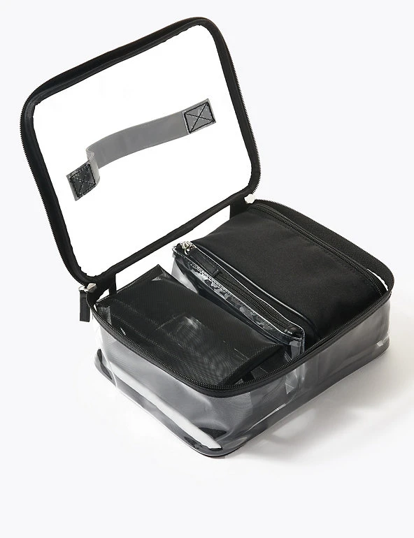 M&S Collection Make-up Bags 4 Piece Make-Up Bag Set 6 M&S Collection Make-up Bags 4 Piece Make-Up Bag Set - Image 6