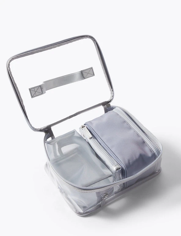 M&S Collection Make-up Bags 4 Piece Make-Up Bag Set 3 M&S Collection Make-up Bags 4 Piece Make-Up Bag Set - Image 3