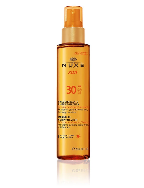 NUXE Tanning Oil For Face & Body SPF30 150ml 1 NUXE Tanning Oil For Face & Body SPF30 150ml