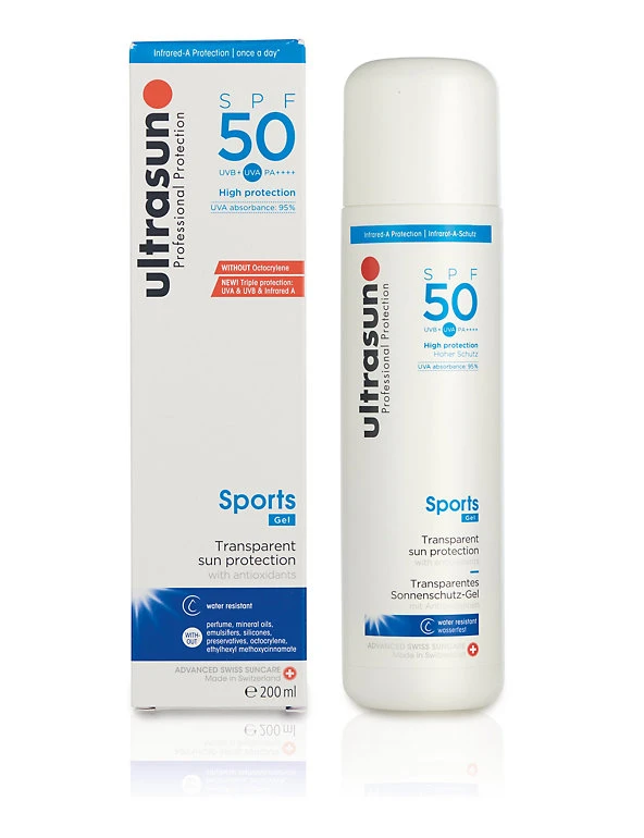 Ultrasun Face Sports Gel SPF 50 200ml 1 Ultrasun Face Sports Gel SPF 50 200ml
