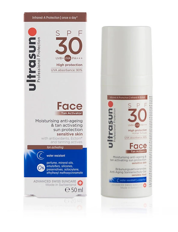 Ultrasun Beauty Tan Activator Face SPF 30 50ml 2 Ultrasun Beauty Tan Activator Face SPF 30 50ml - Image 2