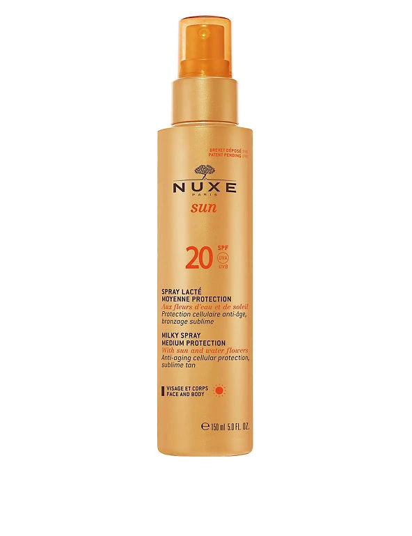 NUXE Sun Cream Sun Protection Spray For Face And Body SPF20 150ml 1 NUXE Sun Cream Sun Protection Spray For Face And Body SPF20 150ml