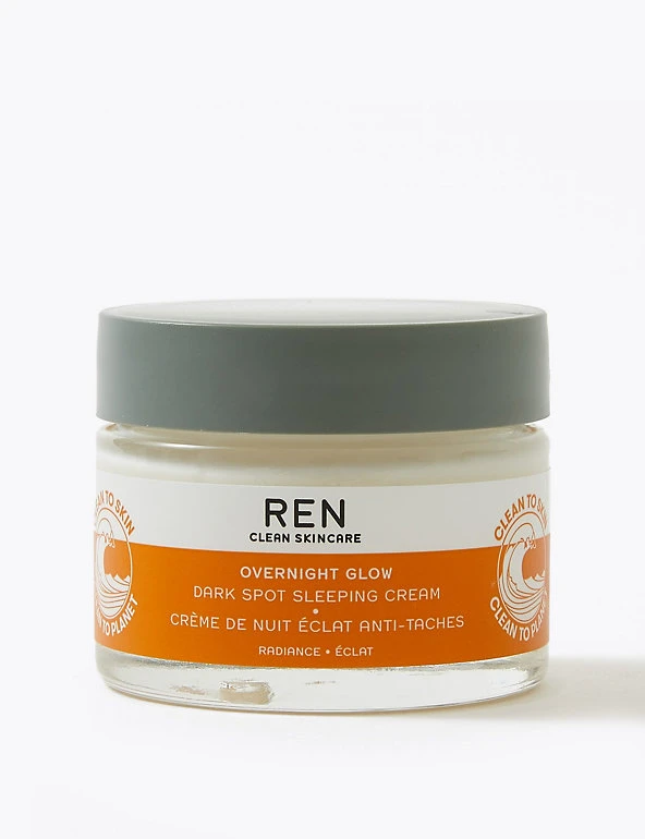 REN Face Cream Overnight Glow Dark Spot Sleeping Cream 50ml 1 REN Face Cream Overnight Glow Dark Spot Sleeping Cream 50ml