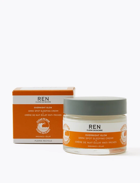 REN Face Cream Overnight Glow Dark Spot Sleeping Cream 50ml 3 REN Face Cream Overnight Glow Dark Spot Sleeping Cream 50ml - Image 3