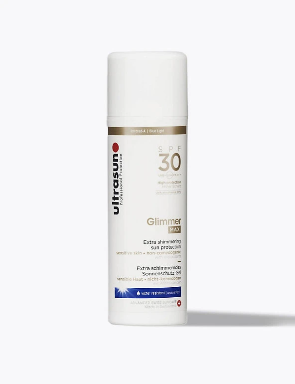 Sun Cream Ultrasun 30spf Glimmer Max 150ml 1 Sun Cream Ultrasun 30spf Glimmer Max 150ml